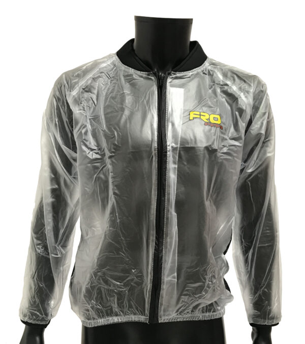 Adult clear waterproof race jacket